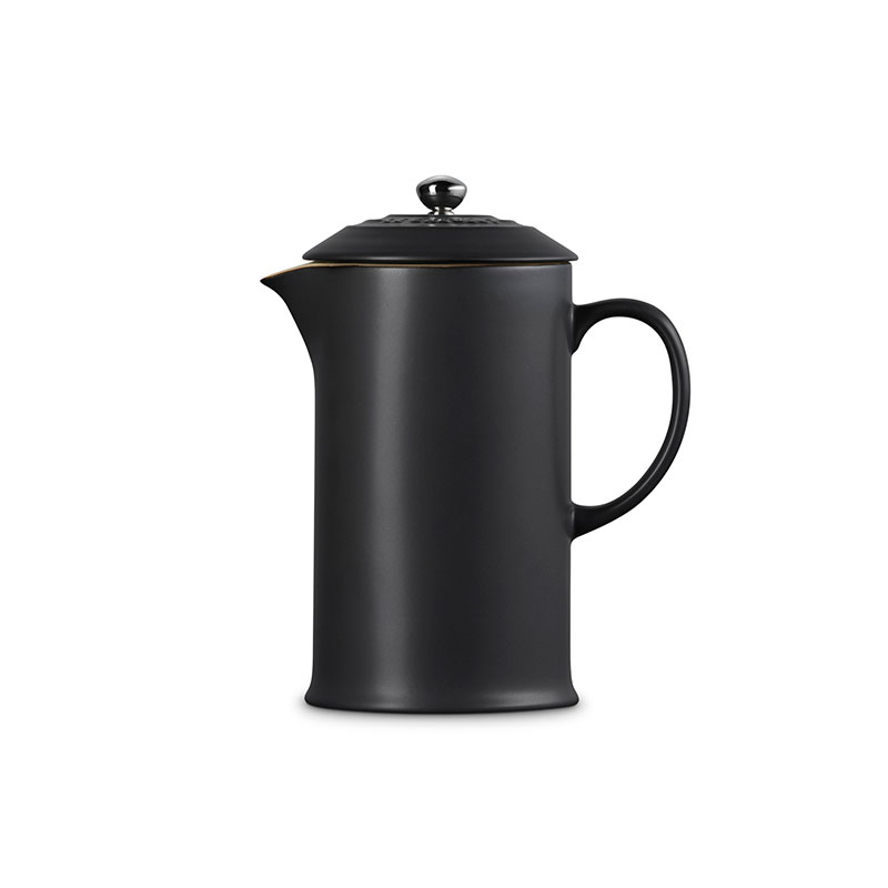 Stoneware Cafetiere, 1 litre, Satin Black-2