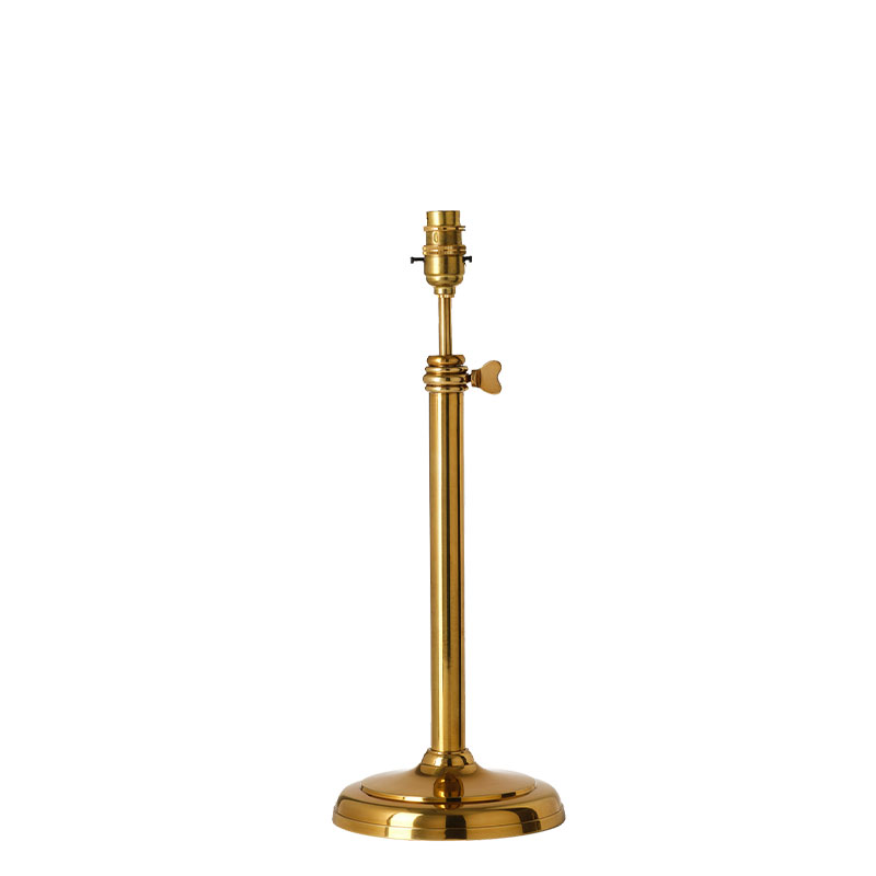 Brass Adjustable Lamp Base, Brass-2