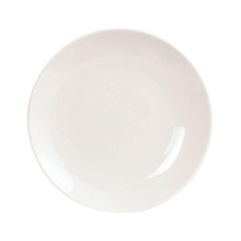 Coupe Dessert Plate, Artic White, 21cm, Set of 4-0