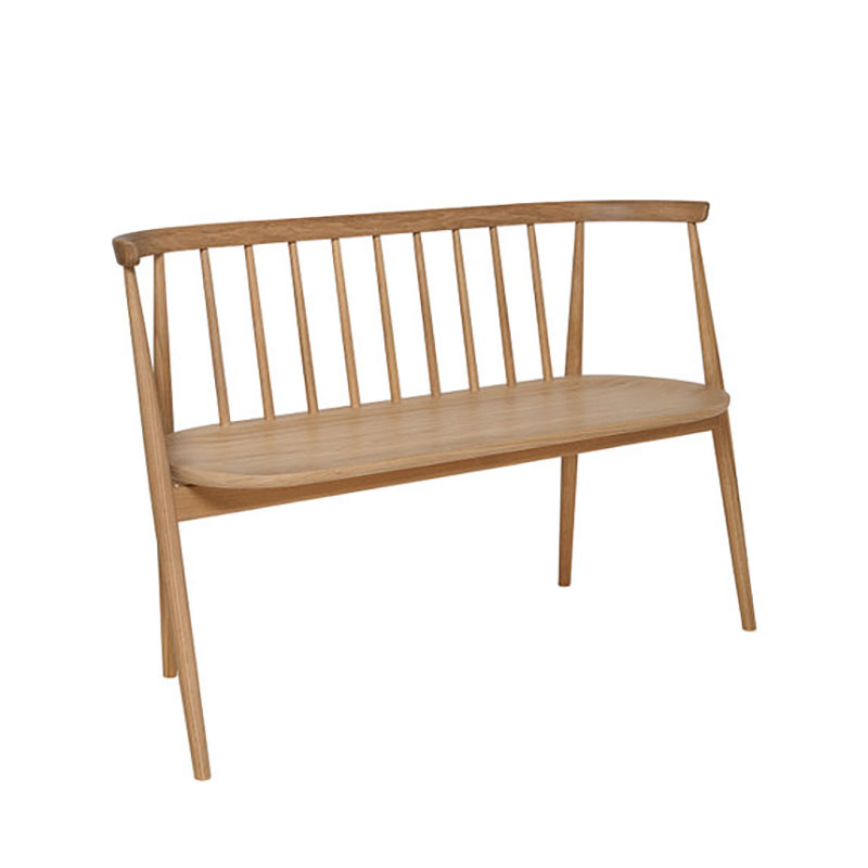 Heritage Modern Love Seat, Natural-1