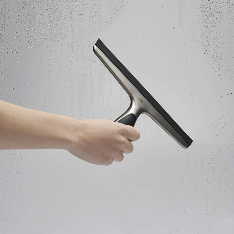 Stainless steel squeegee, Black/Silver-1