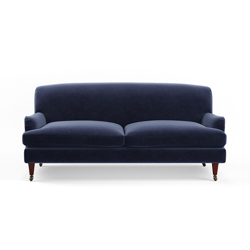 Coleridge Three Seater Sofa, Sapphire-2