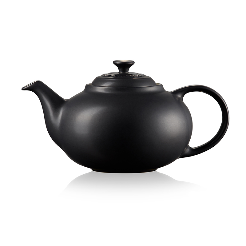 Stoneware Classic teapot, 1.3 litre, satin black-2