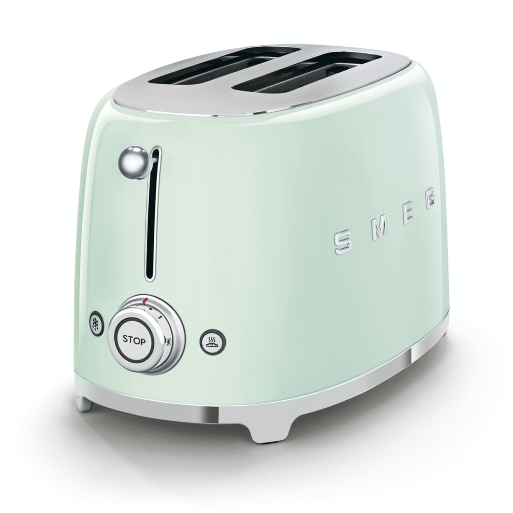 50's Retro 2 Slot Toaster, Pastel Green-1