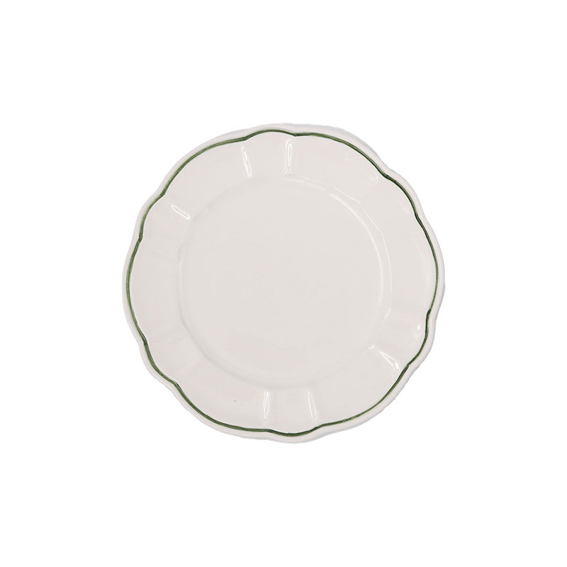 Romilly Set of 4 Side Plates, D21cm, Green-1