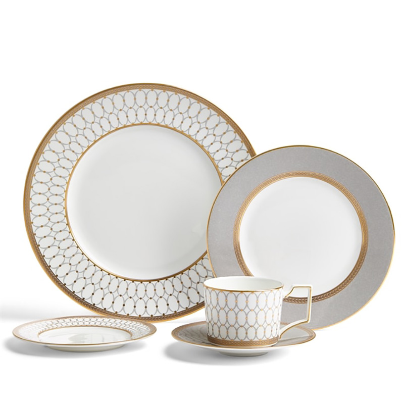 Renaissance Grey 5 Piece Dinner Set-0