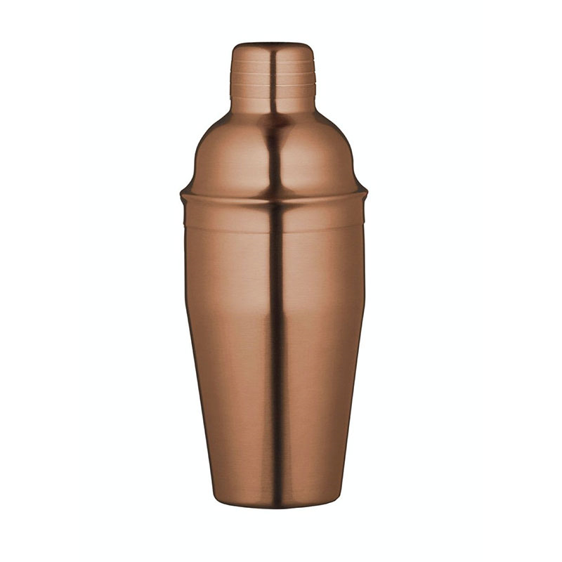 Cocktail Shaker, 500ml, Copper Finish-0