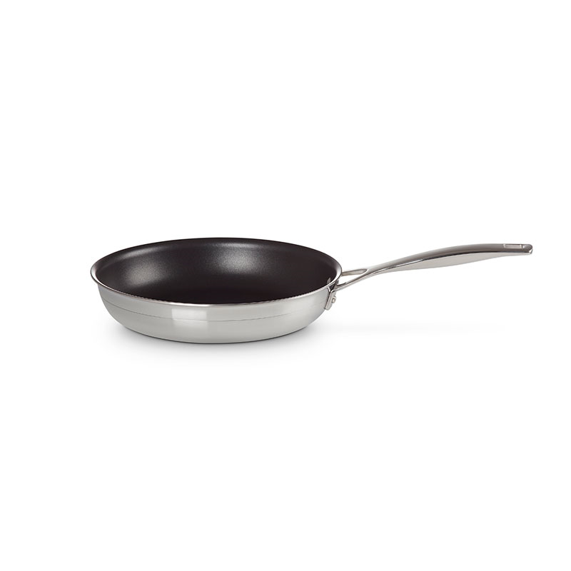 Classic 3-ply Non-Stick Frying Pan, 24cm, Stainless Steel-1