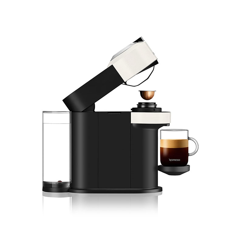 11710 Nespresso Vertuo Next & Milk Coffee Machine, White-5