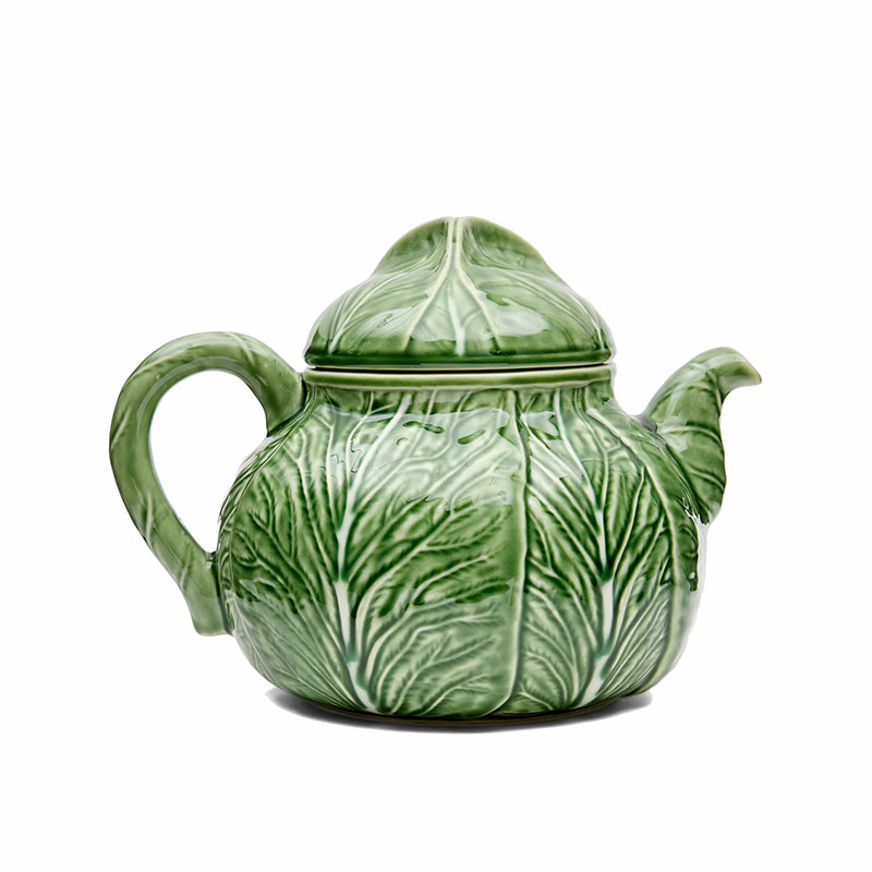 Cabbage Tea Pot, 1.25L, Green-0