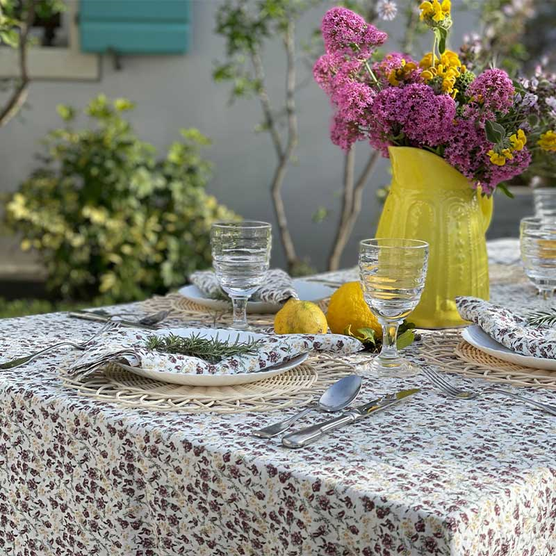 Allegra Linen Tablecloth, 170 x 260cm-0