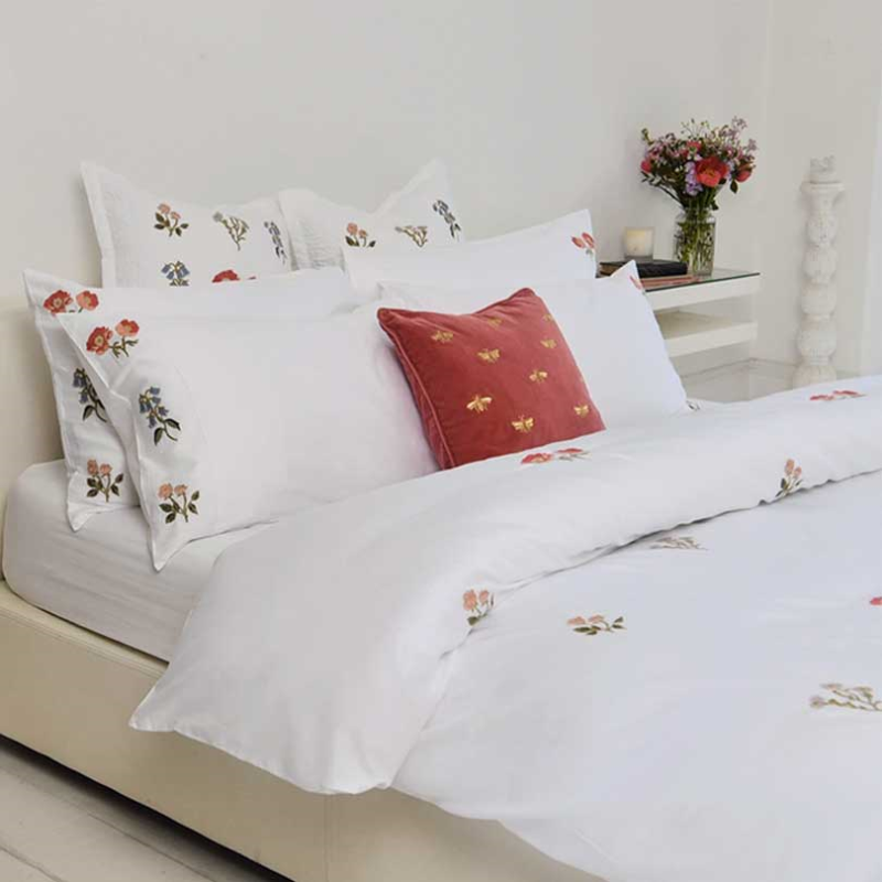 British Blooms Bedding set King, White-0