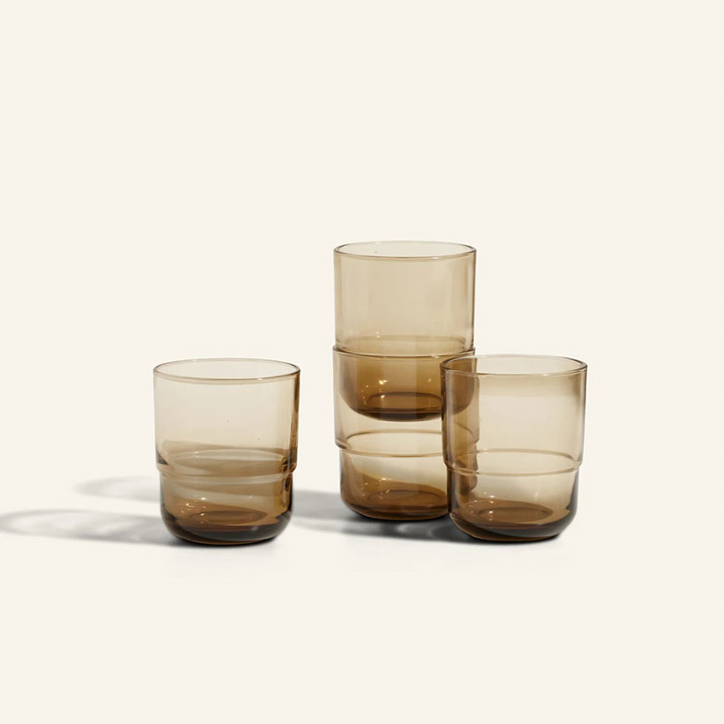 Short Night & Day Set of 4 Glasses, 350ml, Dusk-0