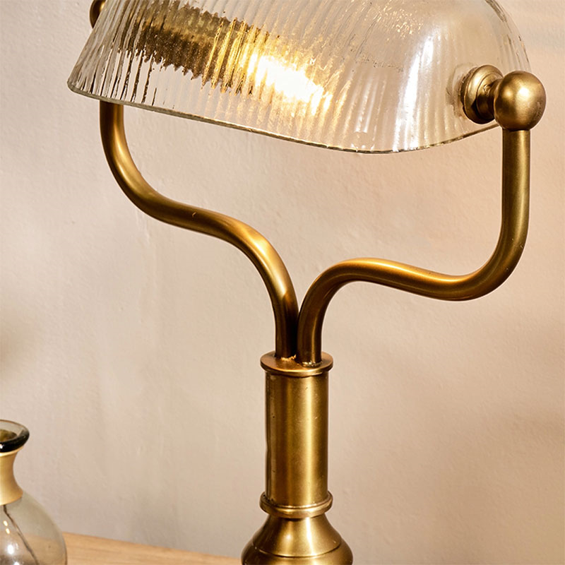 Ulani Vintage Desk Lamp, H34.5cm, Antique Brass-2