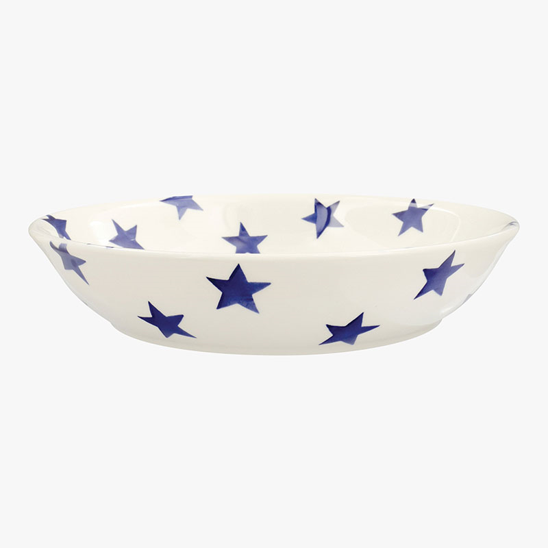 Blue Star Pasta Bowl, D23.5cm, Cream-2