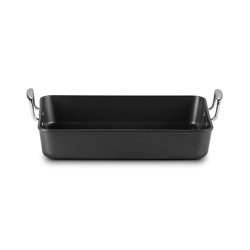 Toughened Non-Stick Rectangular roaster, 35cm-1