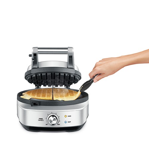 The No Mess Waffle Waffle maker, Stainless Steel-1