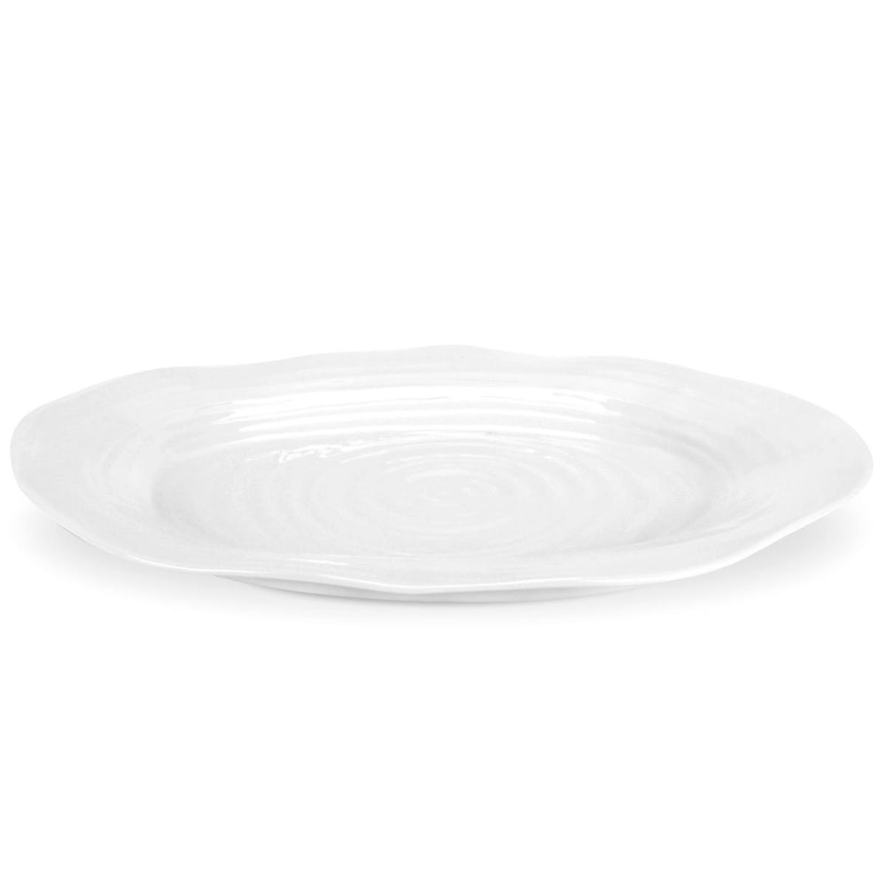 Ceramics Oval plate, 43 x 34cm, White-1