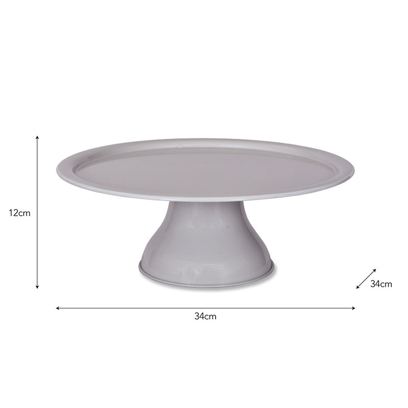 Brompton Cake Stand, Chalk-3