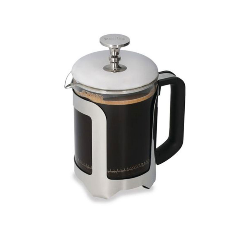 Roma Stainless Steel Cafetière, 4 Cup, Silver-3