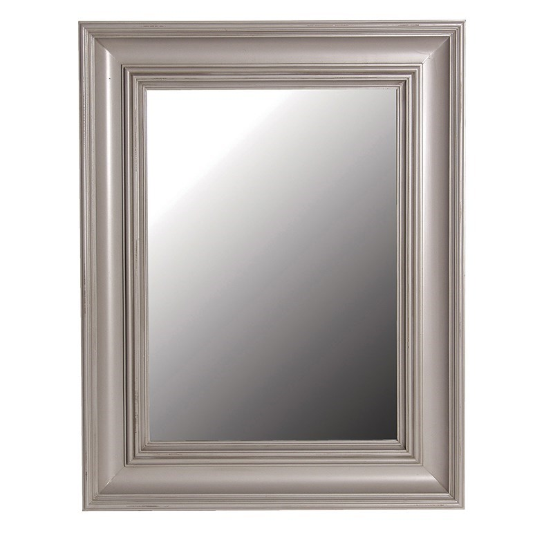 Mirror, 92 x 72cm, distressed grey-0