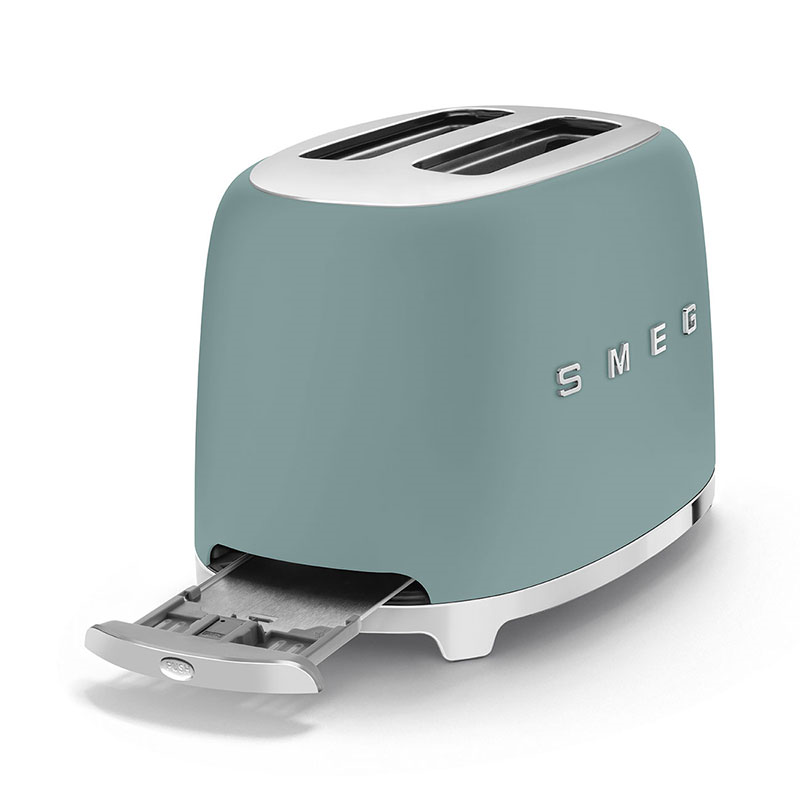 50's Style 2 Slot Toaster, Emerald Green-3