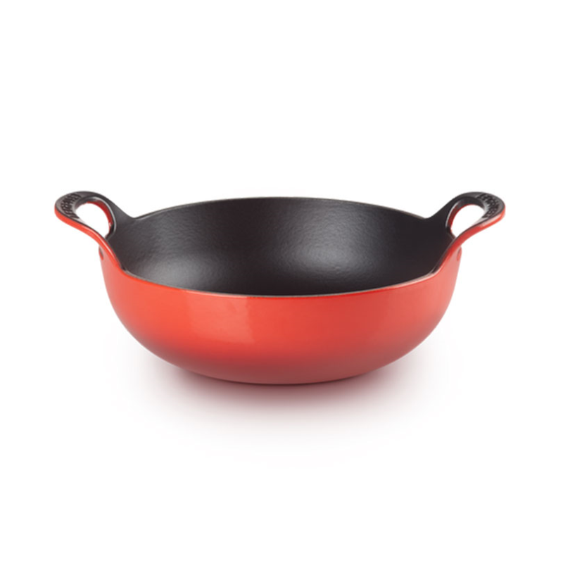 Signature Cast Iron Balti dish, 24cm, Cerise-0