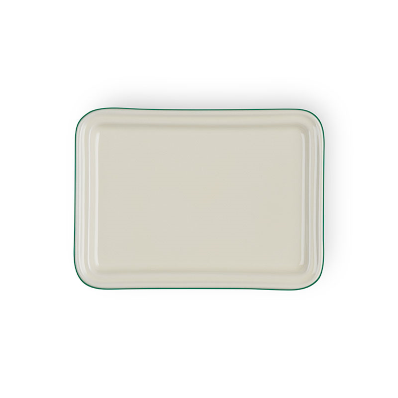 Stoneware Butter Dish, Bamboo Green-4