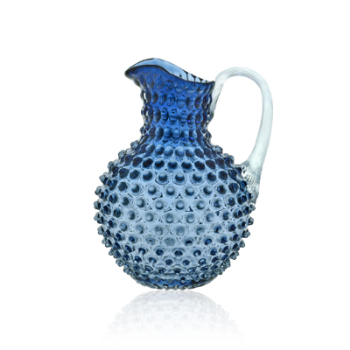 Jug, Hobnail, Underlay Blue Smoke, Large, 2000ml-0