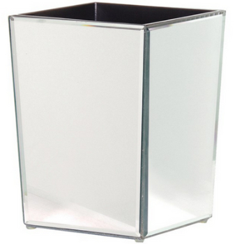 Wastepaper Bin, Venetian Glass, 26cm, Natural-0