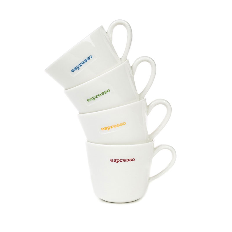 'Espresso' Set of 4 Espresso Cups, 100ml-0