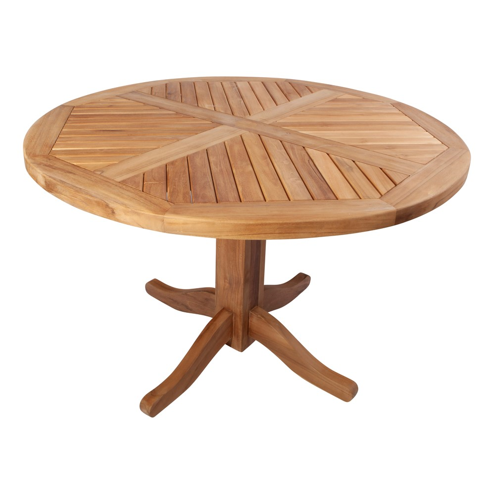 Daisy Round Table, D120cm, Teak-1