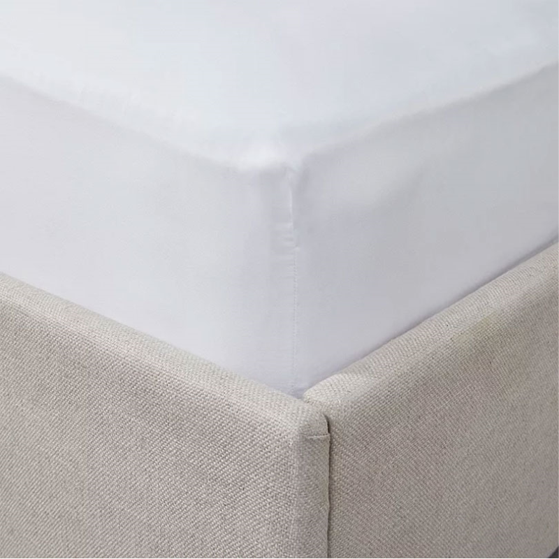 Somerton King Deep Fitted Sheet, White-0