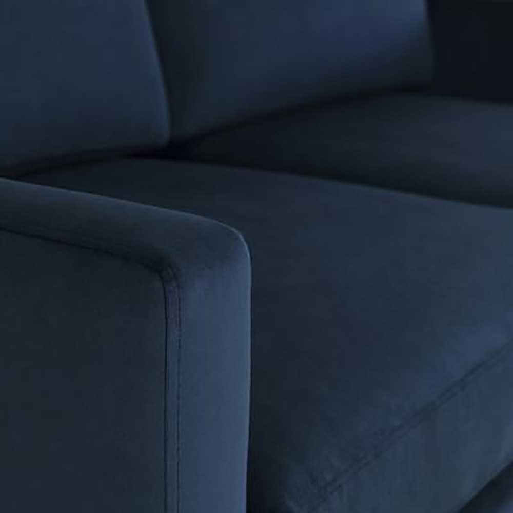 Model 01 2 Seater Velvet Sofa, Teal-2