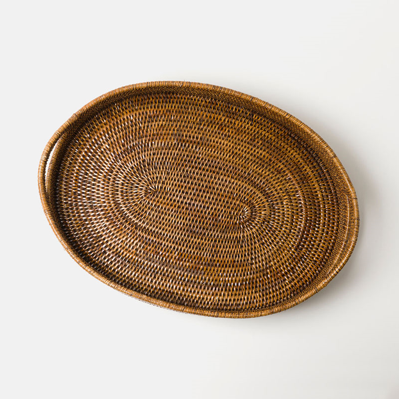 Pegu Rattan Tray, 55 x 40cm, Brown-2