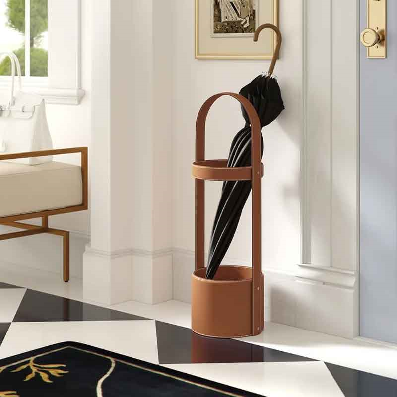 Brennan Umbrella stand, H75.5 x D23cm, Saddle-0