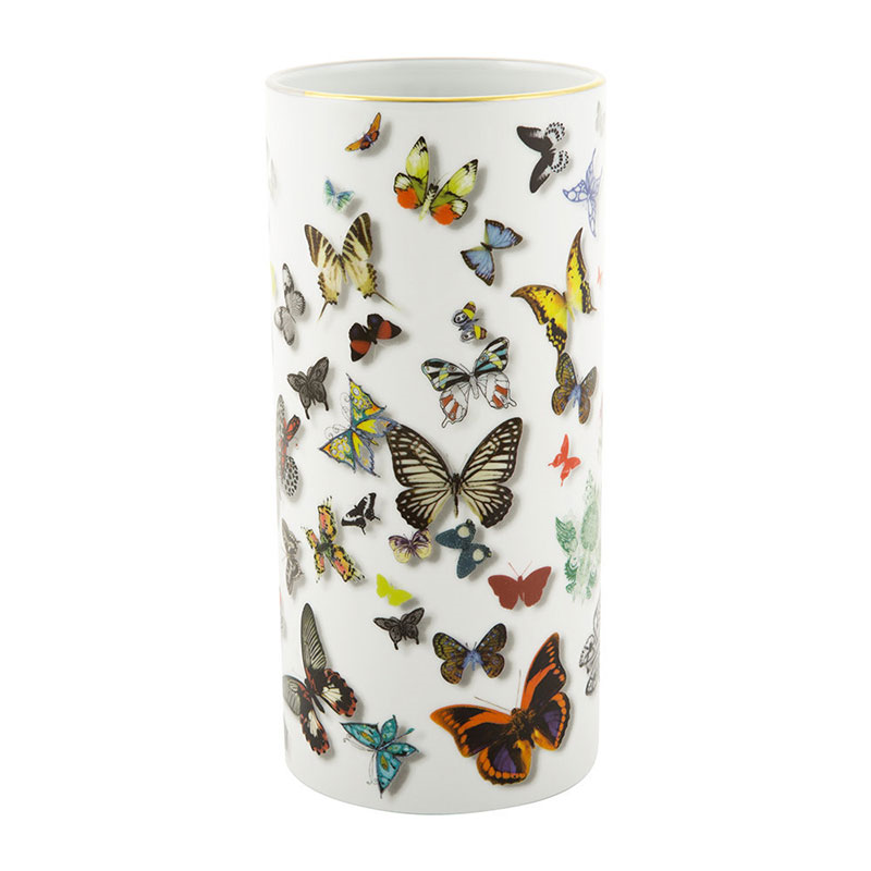 Butterfly Parade Vase, H24.6cm, Multi-2