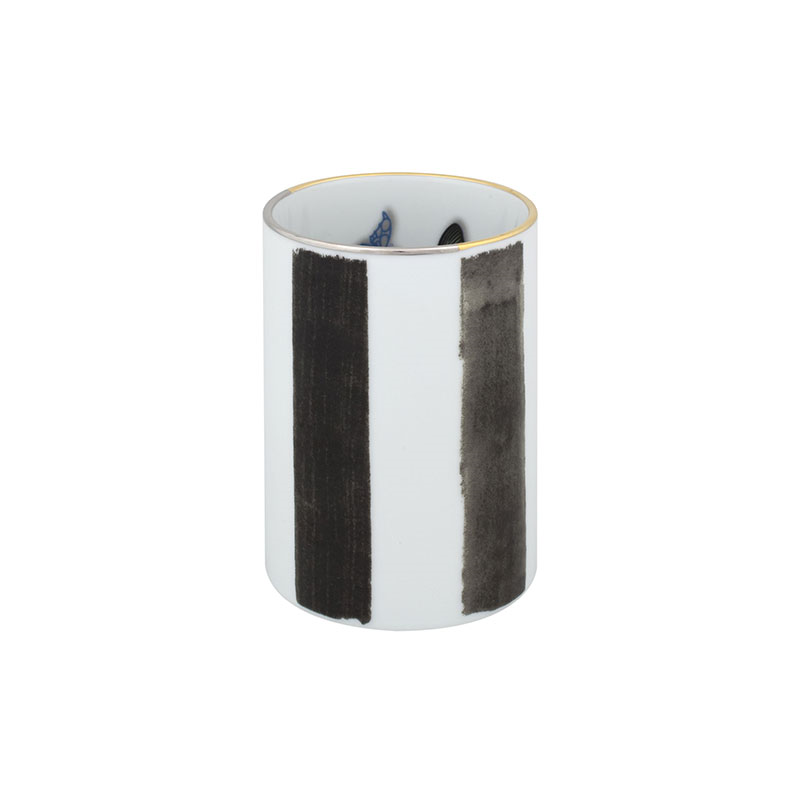 Sol Y Sombra Pencil Holder, D7.4cm, Monochrome-0