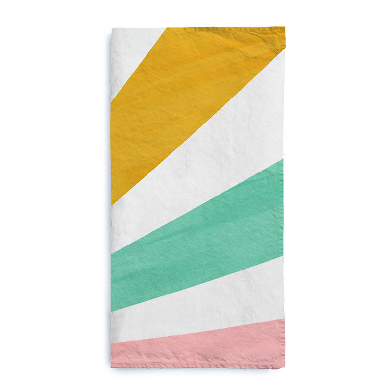 Le Cirque Linen Napkin, 50cm x 50cm, Multi-1