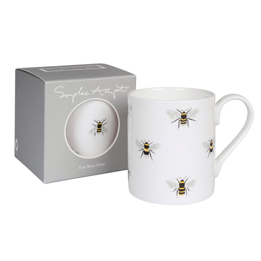 Bees White Mug, 275ml-1