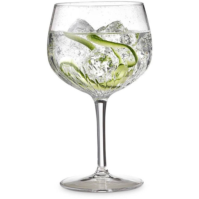 Mixology Set of 4 Large Gin Glasses, 800ml, Clear-1