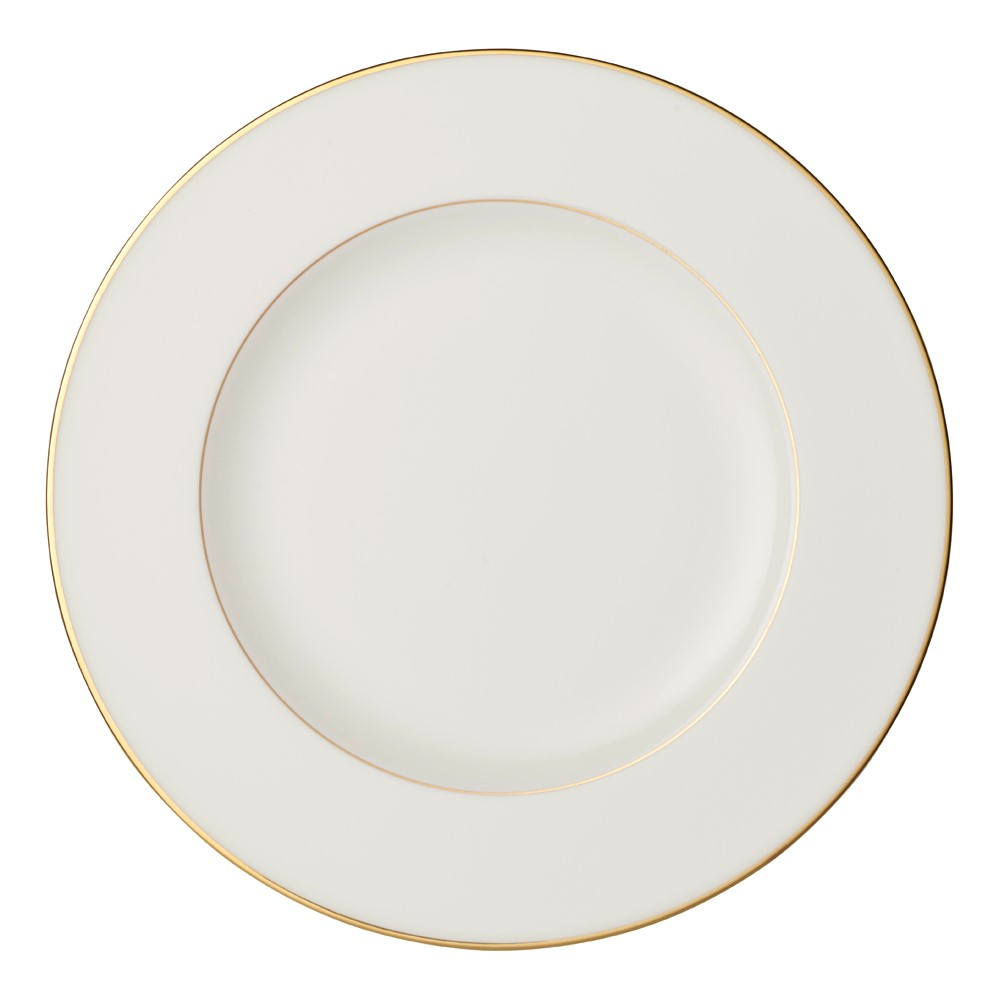 Anmut Gold Dinner plate, D27.5cm, White/Gold-0