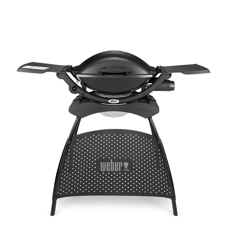 Q2200 Gas barbecue with stand, Black-0