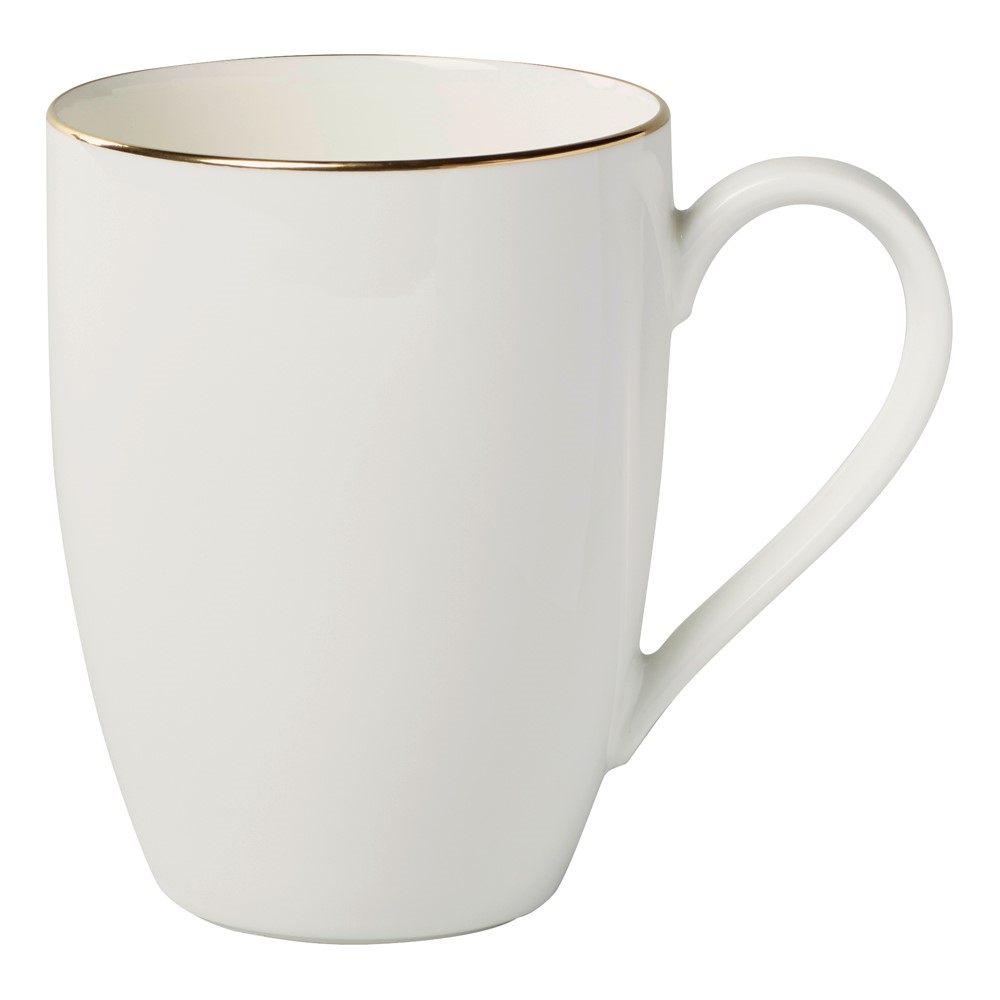 Anmut Gold Mug, 350ml, White/Gold-0