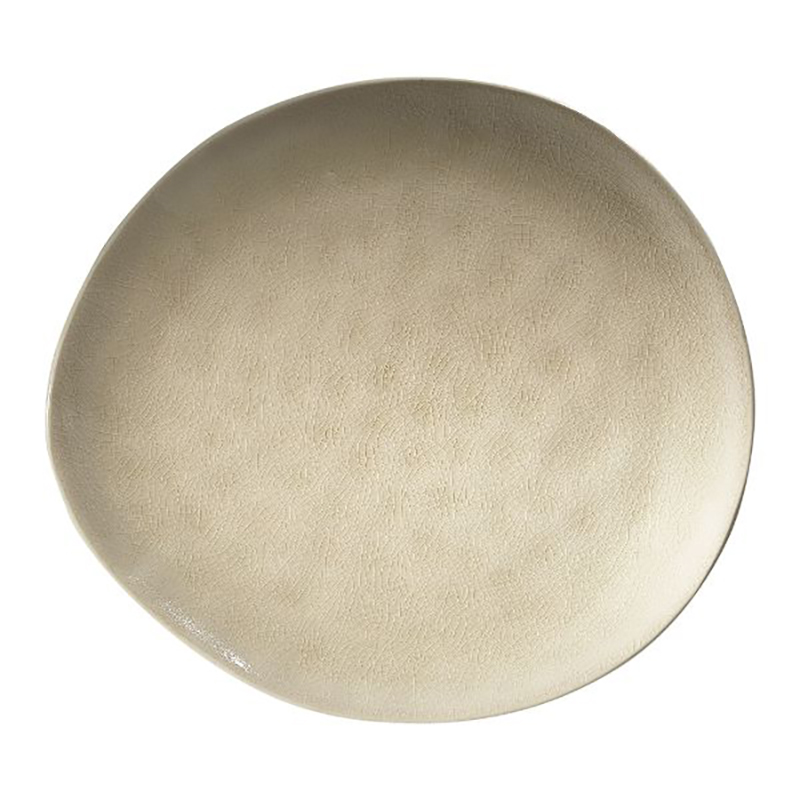 Vie Naturelle Large Plate, W27.5cm x D25cm, Cream-0