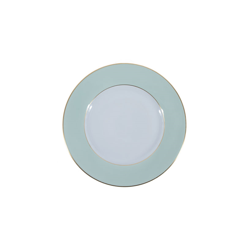 Sous Le Soleil Bread Plate, D16.5cm, Matt Gold Classic Celadon-0