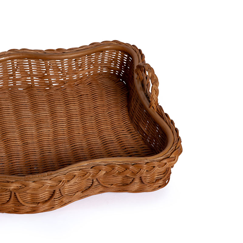 Hadley Rattan Tray, L53 x W40 x H10cm, Natural-5