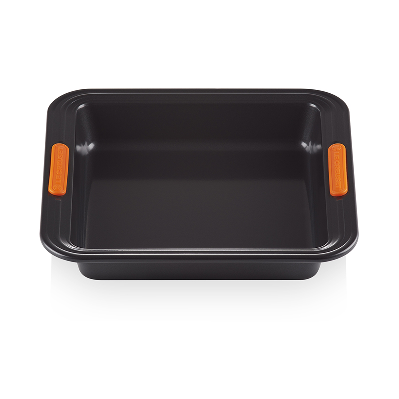 Bakeware Square cake tin, 23 x 4.5cm, Black-0