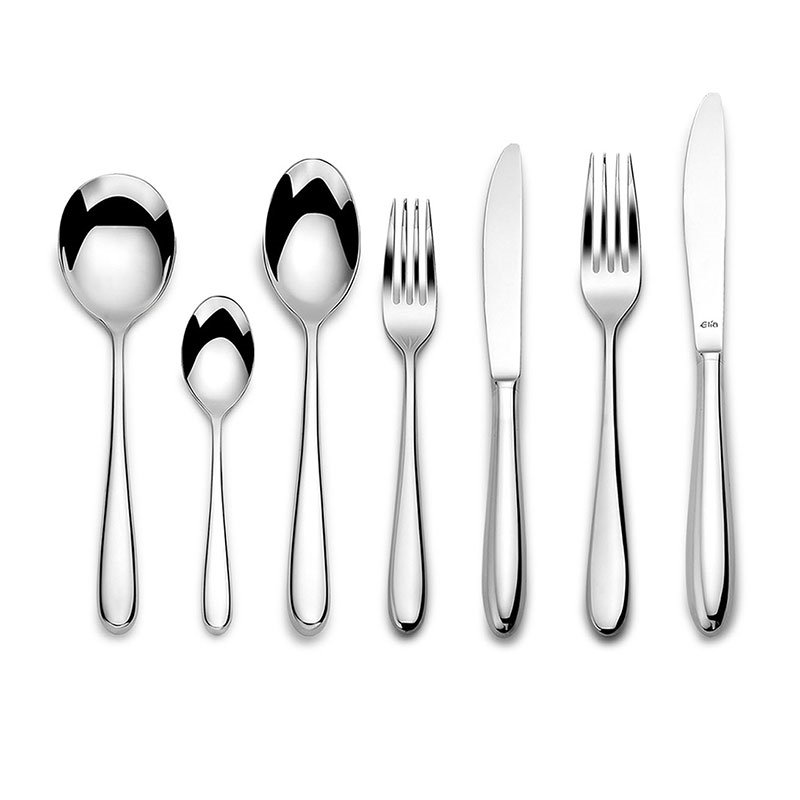 Siena 60 Piece Cutlery Set With Beechwood Canteen, Mirror Finish-1