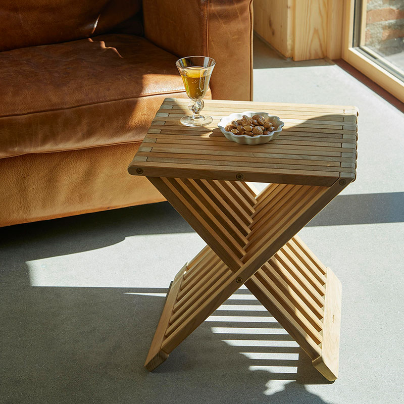 Fionia Stool, W40 x D33.5 x H44cm, Oak-4